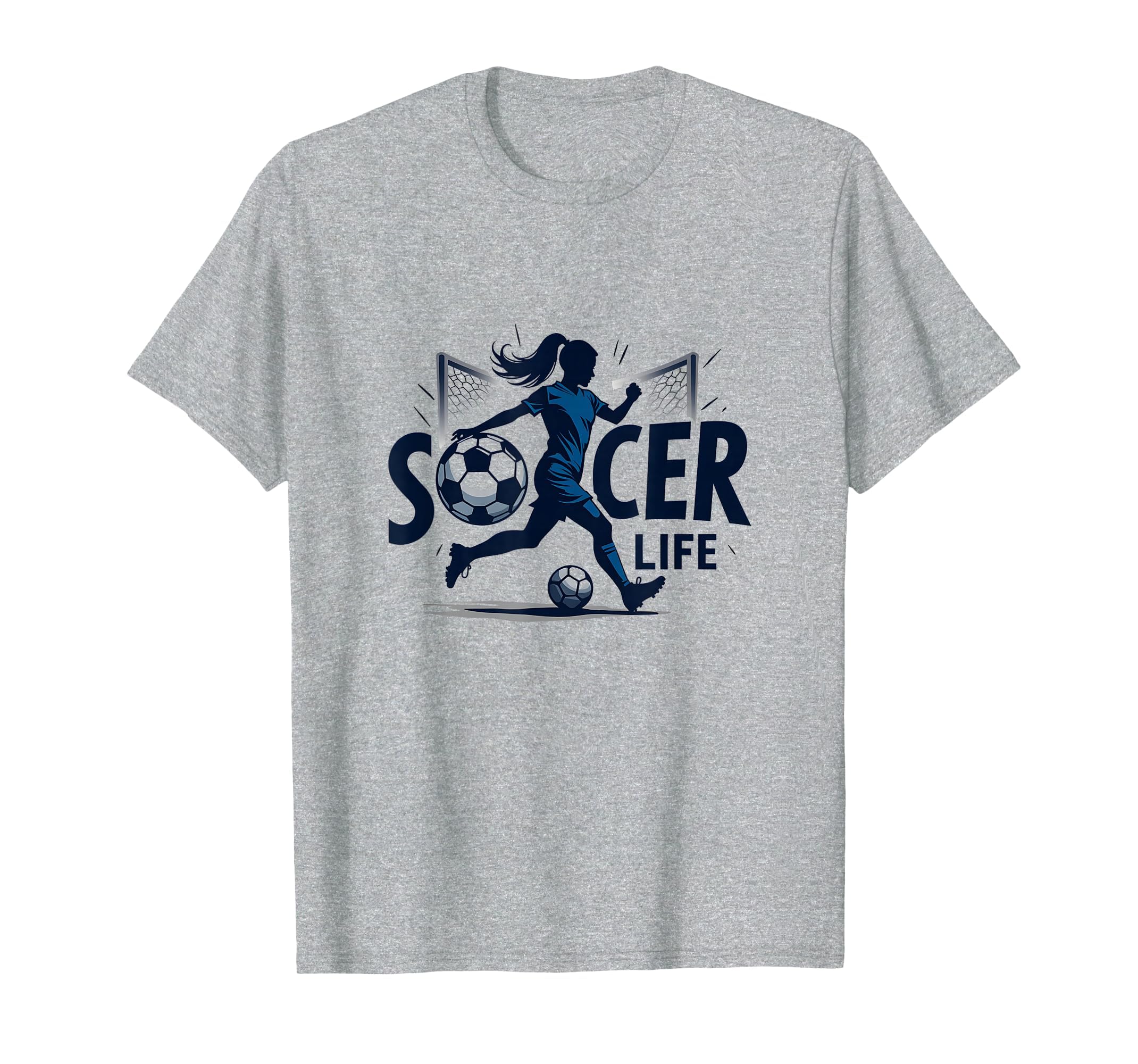 Soccer Is Life Womens Passion T-Shirt - Custom Art Print Men Women - T-Shirt, Sweatshirt, Hoodie