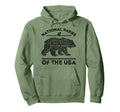 National Parks Bear Hiking Travel Hoodie - Novelty Apparel Men Women - T-Shirt, Sweatshirt, Hoodie