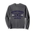 Sacred Heart Wildcats Soccer Ball 2025 Sweatshirt - Unique Graphic Unisex - T-Shirt, Sweatshirt, Hoodie