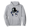 Astronaut Soccer Player Goalie Goalkeeper Hoodie - Graphic Print Men Women - T-Shirt, Sweatshirt, Hoodie