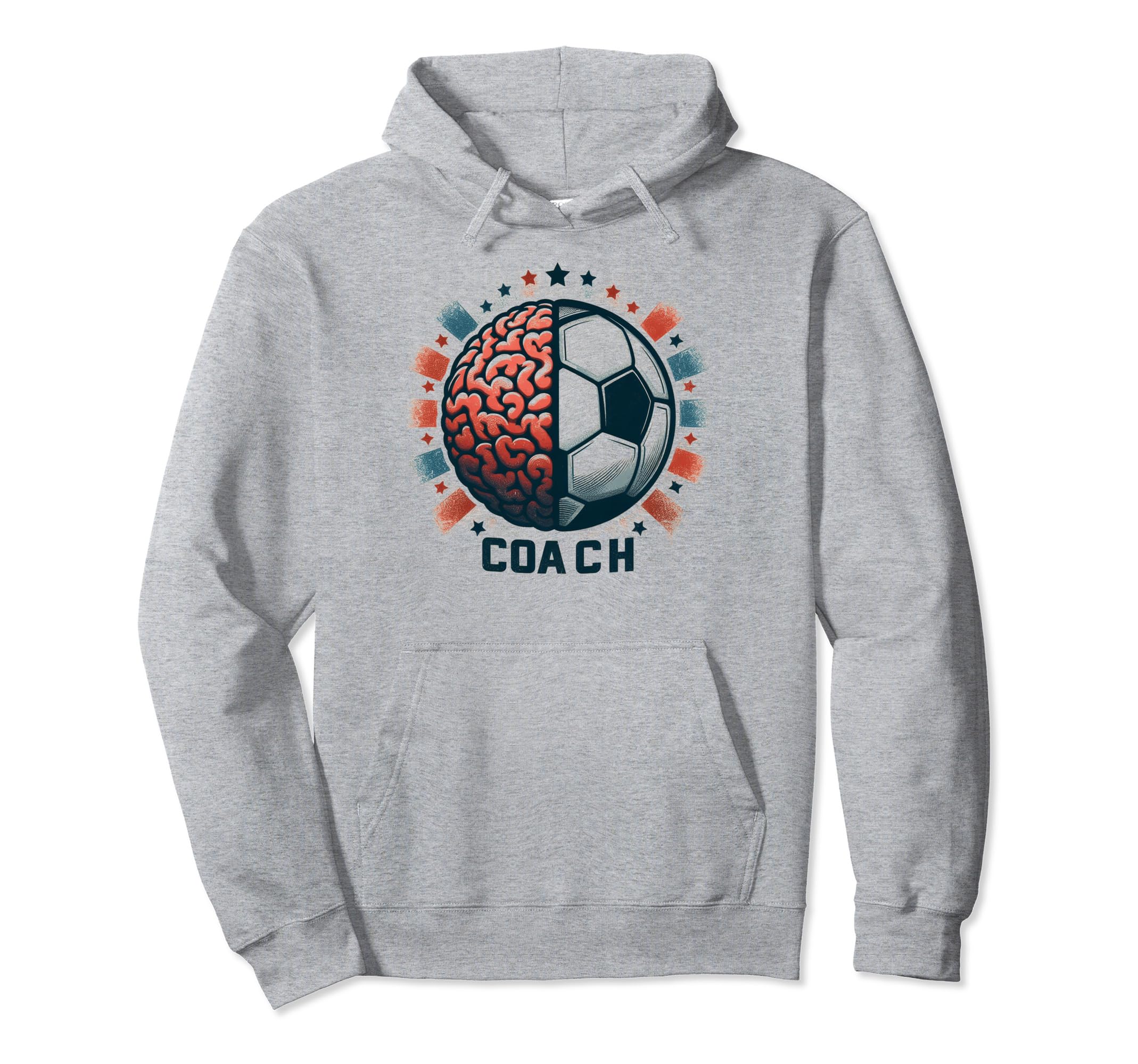 Soccer Coach Training Coaching Hoodie - Minimalist Print for Adults - T-Shirt, Sweatshirt, Hoodie