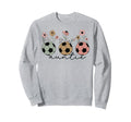 Soccer Auntie Aunt Wildflower Sweatshirt - Casual Everyday Wear Men Women - T-Shirt, Sweatshirt, Hoodie