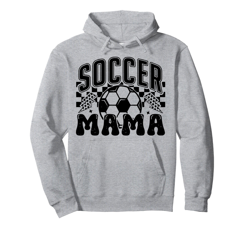 Soccer Mama Checkered Soccer Mom Hoodie - Aesthetic Graphic Men Women - T-Shirt, Sweatshirt, Hoodie