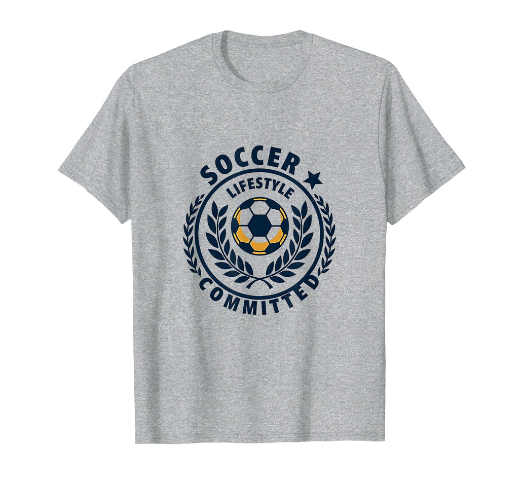 Soccer Lifestyle Committed T-Shirt - Graphic Print for Adults - T-Shirt, Sweatshirt, Hoodie