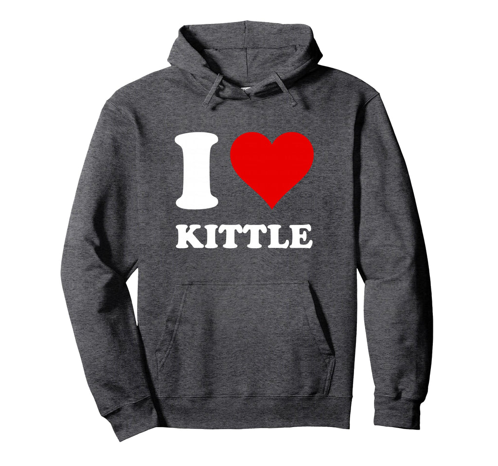 Red Heart I Love Kittle Hoodie - Novelty Apparel Men Women - T-Shirt, Sweatshirt, Hoodie
