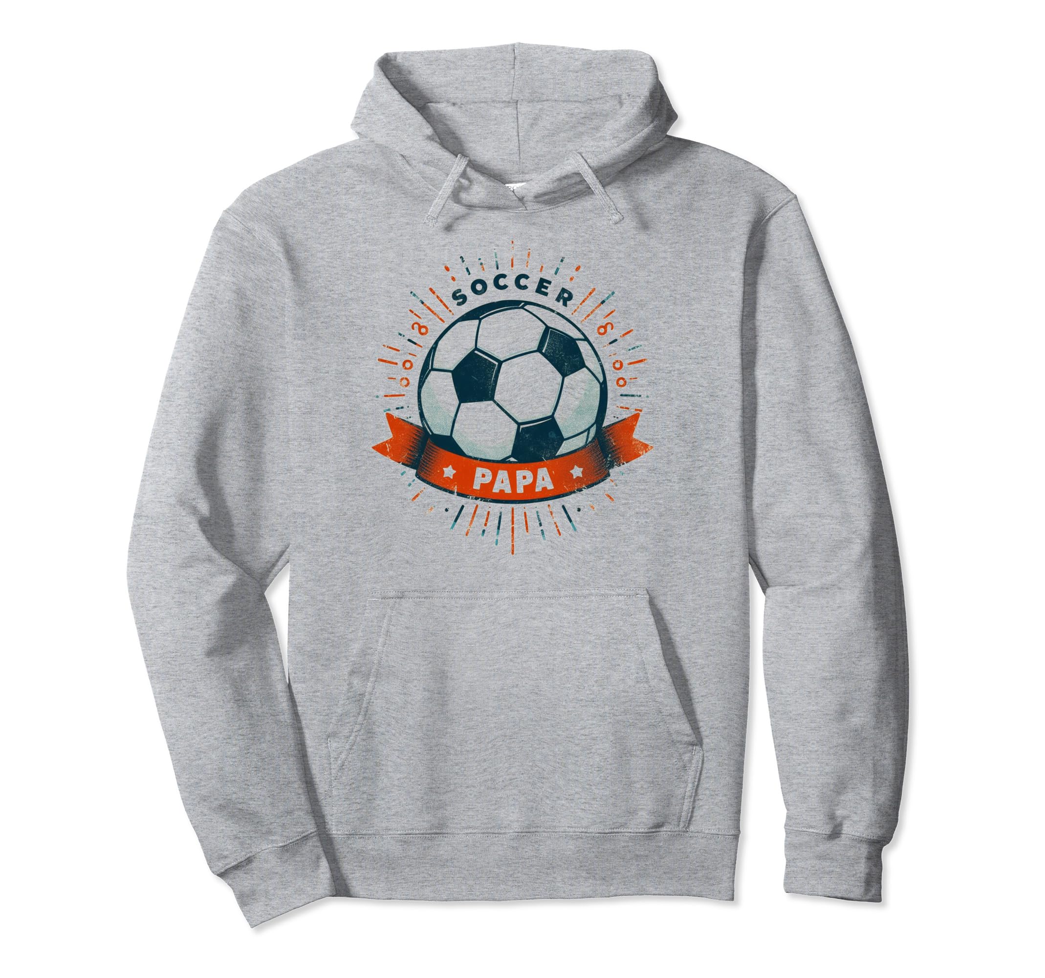 Soccer Papa Family Matching Dad Fathers Hoodie - Trendy Graphic Men Women - T-Shirt, Sweatshirt, Hoodie