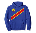 Congo Football Souvenir Flag Drc Leopards Hoodie - Novelty Apparel Unisex - T-Shirt, Sweatshirt, Hoodie