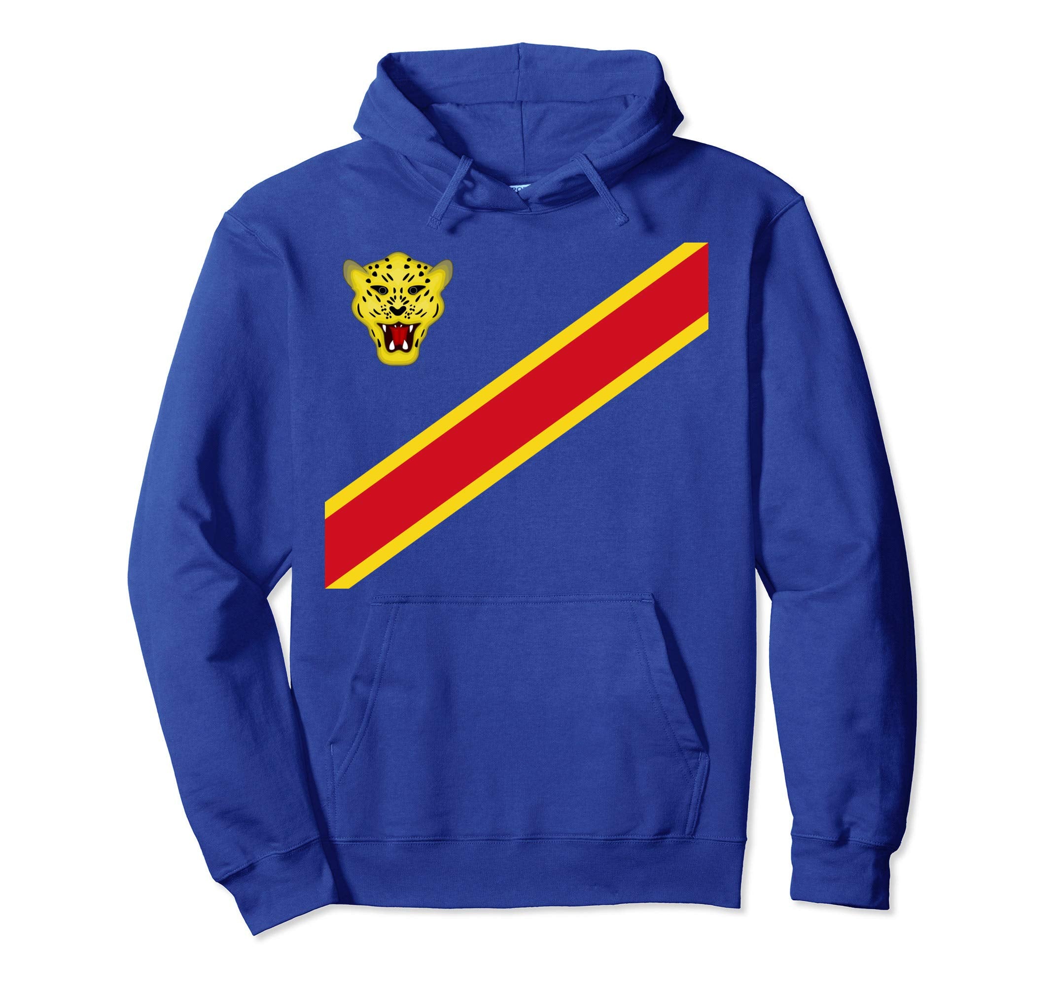 Congo Football Souvenir Flag Drc Leopards Hoodie - Novelty Apparel Unisex - T-Shirt, Sweatshirt, Hoodie