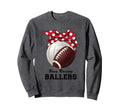 Busy Raising Ballers Volleyball Sweatshirt - Custom Art Print Men Women - T-Shirt, Sweatshirt, Hoodie