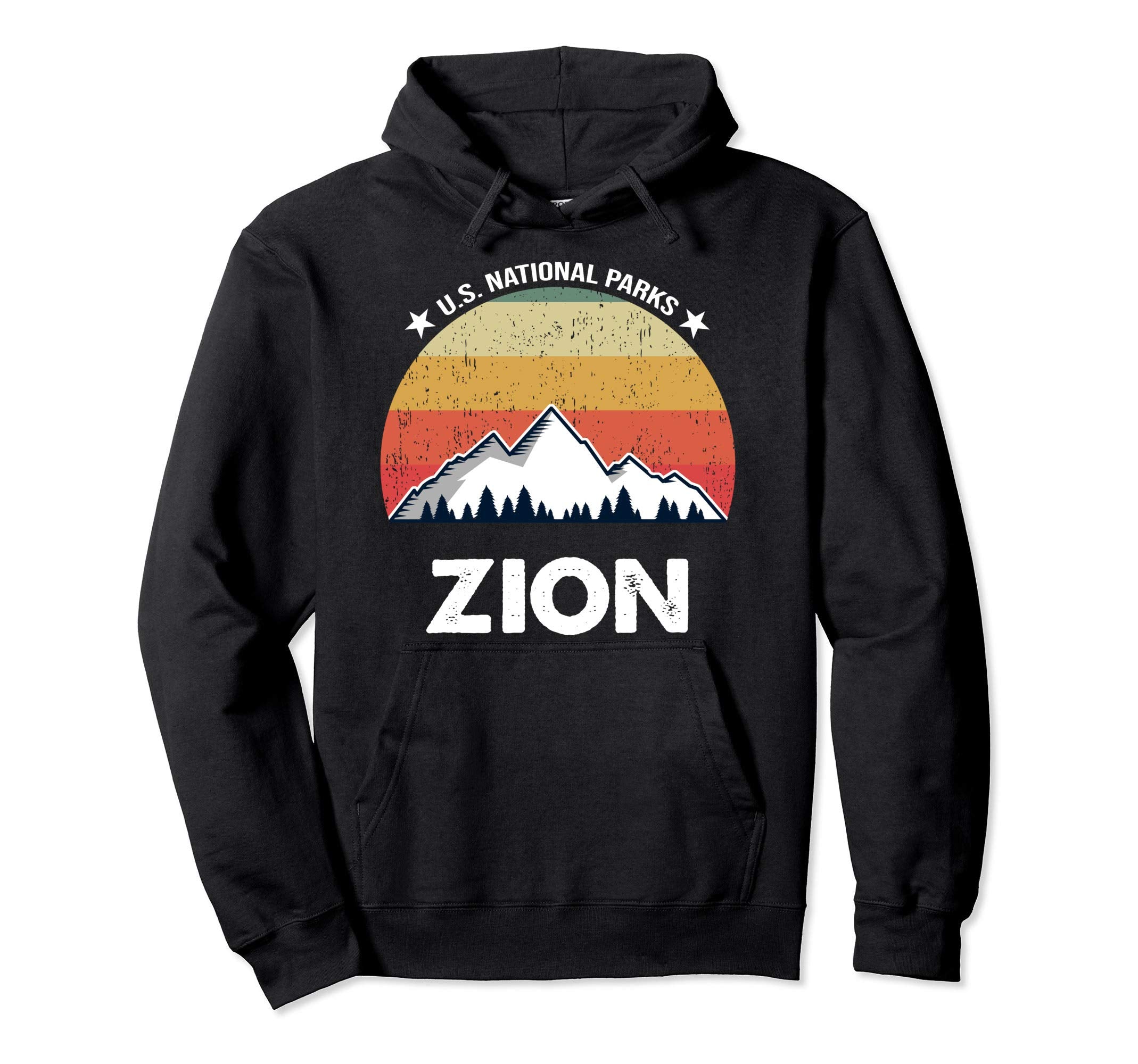 Zion National Park Hoodie - Graphic Print for Adults - T-Shirt, Sweatshirt, Hoodie