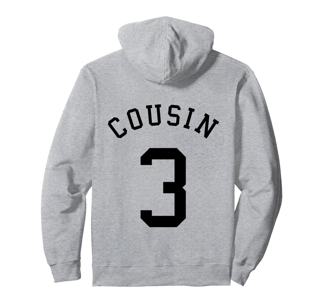 Cousin Team No 3 Football Soccer Hoodie - Custom Art Print for Adults - T-Shirt, Sweatshirt, Hoodie
