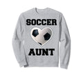 Soccer Aunt Family Matching Sport Sweatshirt - Casual Everyday Wear Unisex - T-Shirt, Sweatshirt, Hoodie