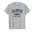 Champion New York Ny Athletic Sports T-Shirt - Fun Novelty Design Men Women - T-Shirt, Sweatshirt, Hoodie