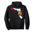 Florida State Map Florida Fl Flag Roots Hoodie - Novelty Apparel Men Women - T-Shirt, Sweatshirt, Hoodie