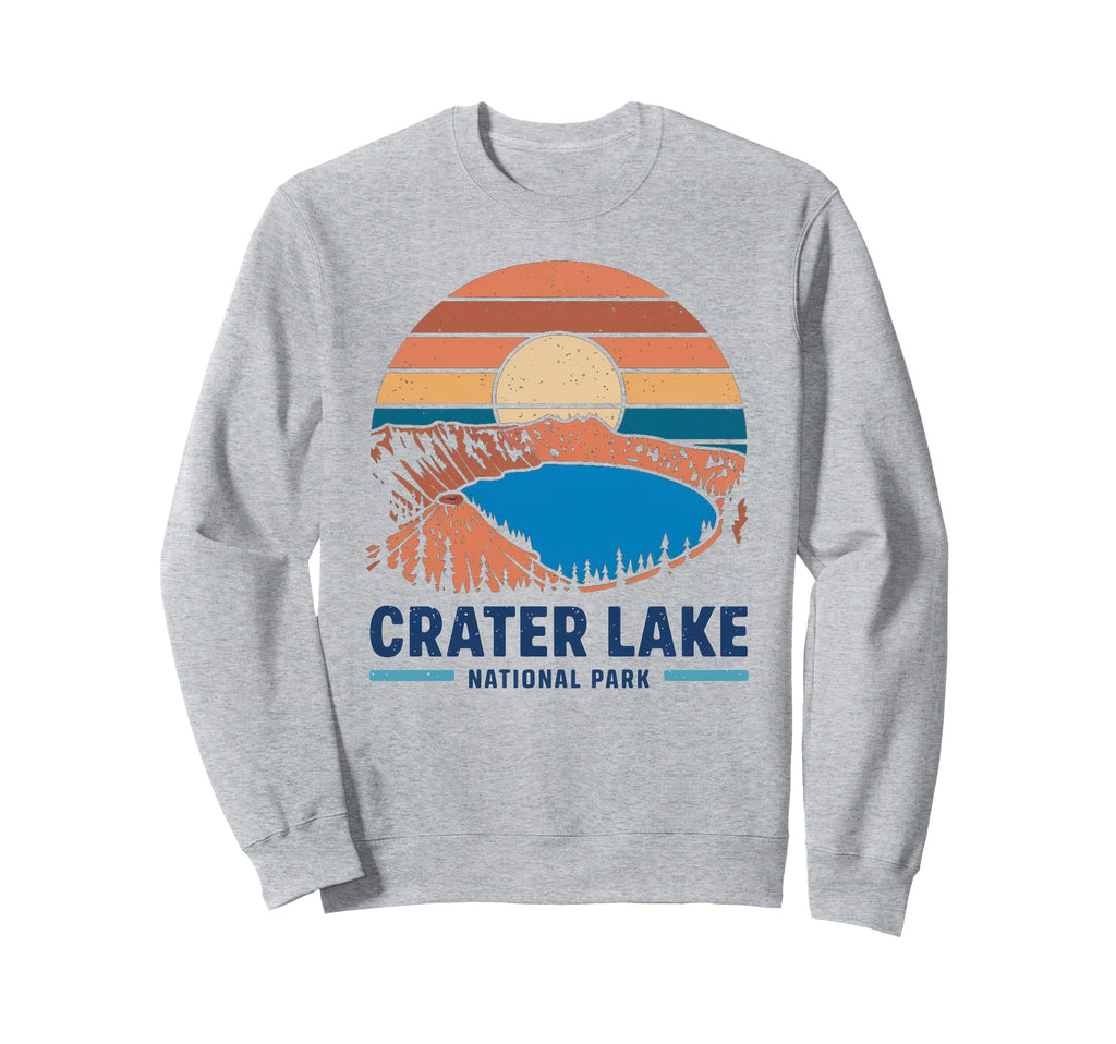 Crater Lake National Park Oregon Hiking Sweatshirt - Unique Graphic Unisex - T-Shirt, Sweatshirt, Hoodie
