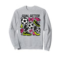 Goal Getter Coquette Soccer Bows Sweatshirt - Custom Art Print for Adults - T-Shirt, Sweatshirt, Hoodie