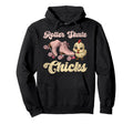 Roller Skating Skate 1970S Chicken Hoodie - Unique Graphic for Adults - T-Shirt, Sweatshirt, Hoodie