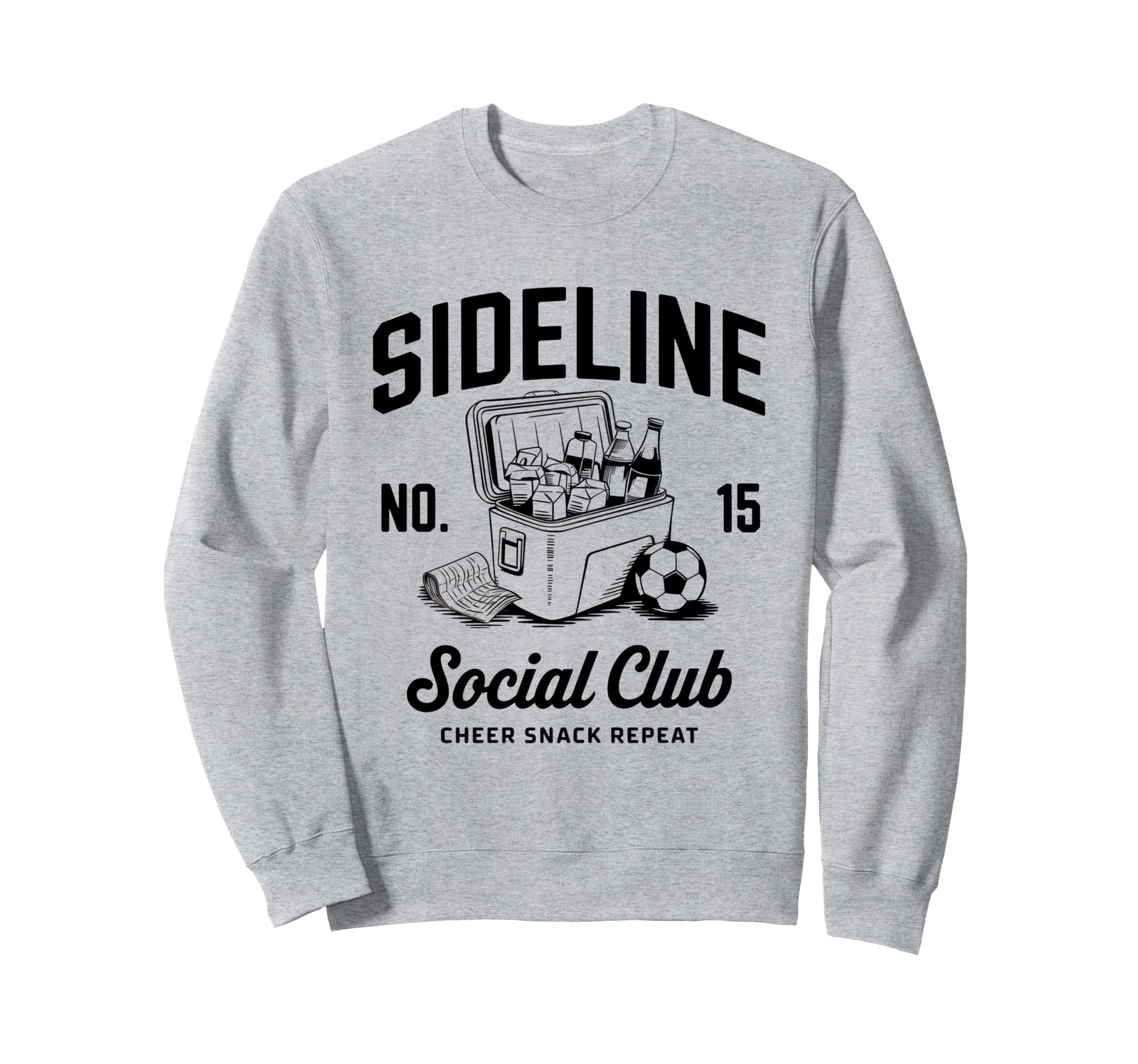 Sideline Social Club Soccer Mom Game Sweatshirt - Minimalist Print Unisex - T-Shirt, Sweatshirt, Hoodie