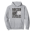 Soccer Game Day Soccer Aunt Like Hoodie - Aesthetic Graphic for Adults - T-Shirt, Sweatshirt, Hoodie