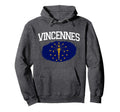 Vincennes Indiana Flag Usa Sports Hoodie - Aesthetic Graphic Unisex - T-Shirt, Sweatshirt, Hoodie