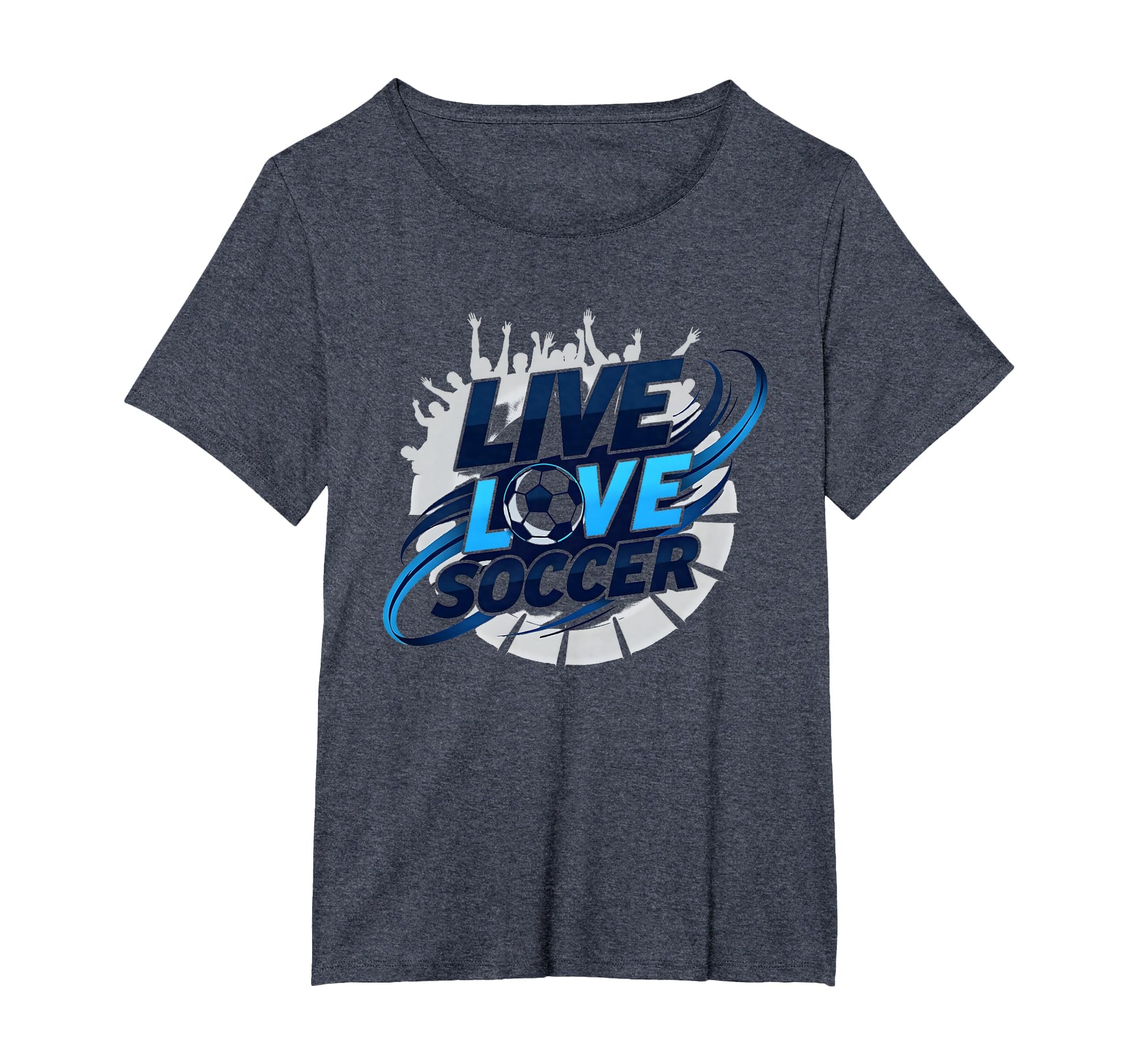 Soccer Mom Live Love Soccer Passion Sweatshirt - Graphic Print for Adults - T-Shirt, Sweatshirt, Hoodie