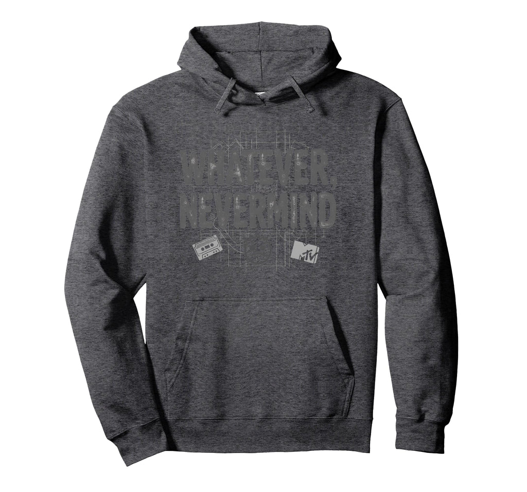 Whatever Nevermind Gen X Nostalgic Hoodie - Aesthetic Graphic Men Women - T-Shirt, Sweatshirt, Hoodie