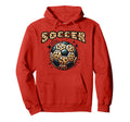 Soccer Ball Leopard Hoodie - Casual Everyday Wear for Adults - T-Shirt, Sweatshirt, Hoodie