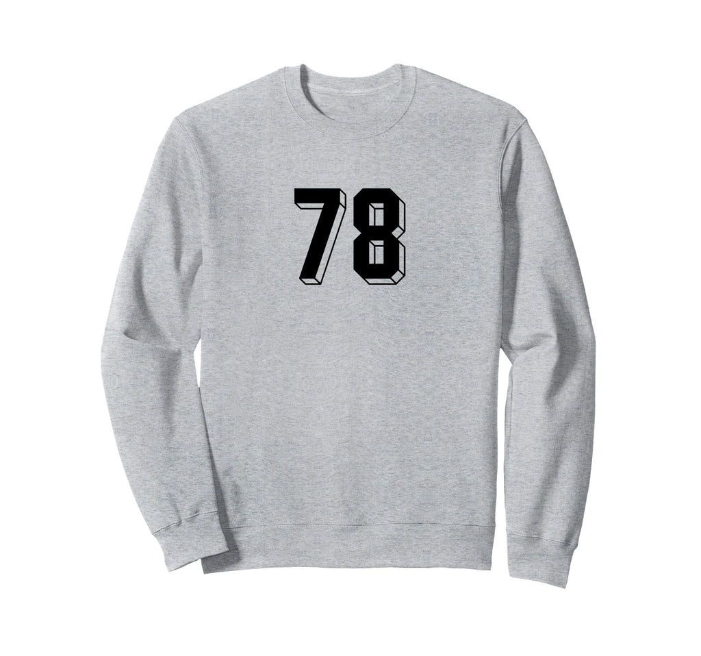Number 78 80S 90S Soccer Team Jersey Sweatshirt - Aesthetic Graphic Unisex - T-Shirt, Sweatshirt, Hoodie