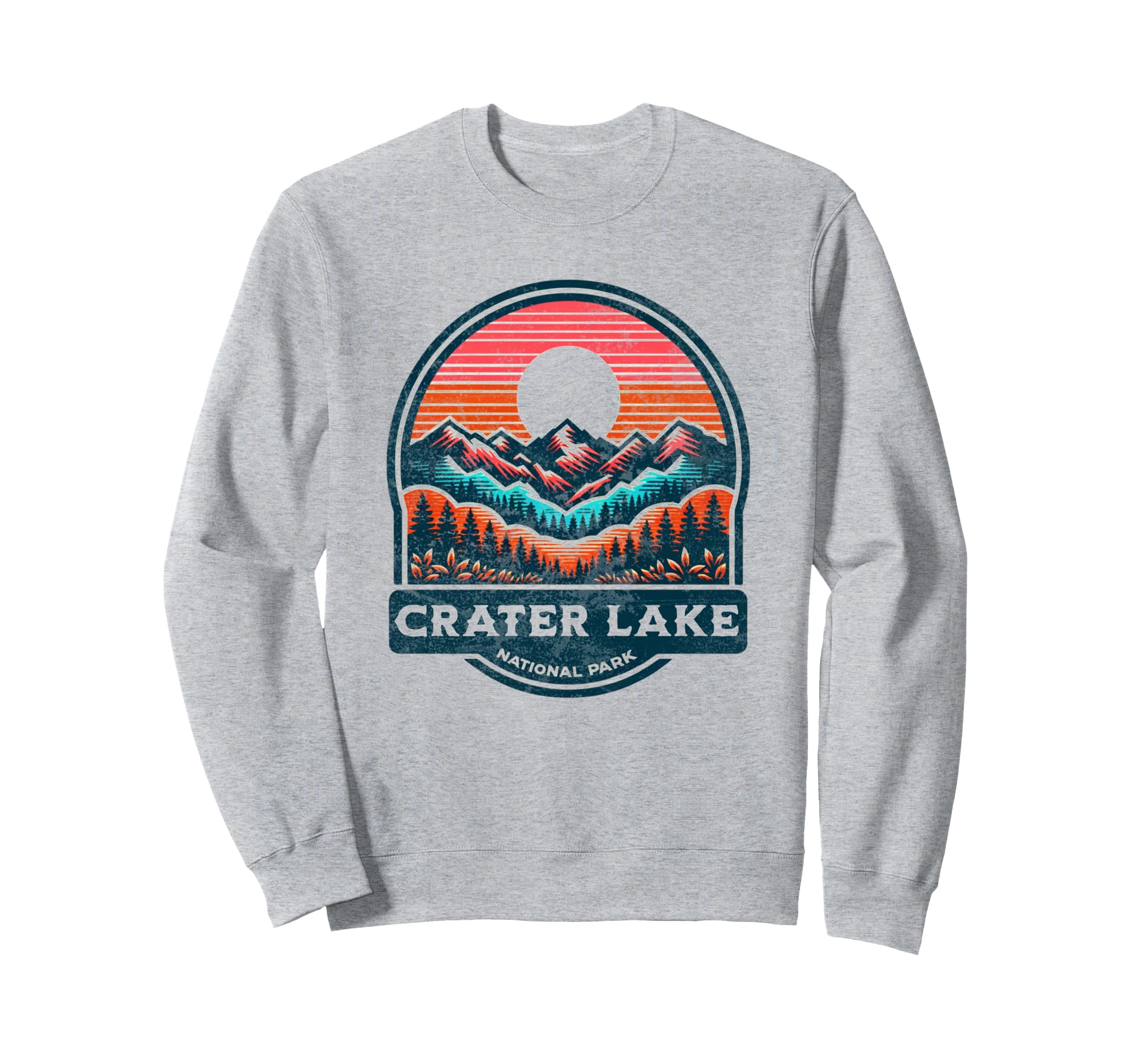 Crater Lake National Park Sweatshirt - Fun Novelty Design for Adults - T-Shirt, Sweatshirt, Hoodie