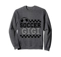Soccer Gigi Checker Checkered Sweatshirt - Custom Art Print Men Women - T-Shirt, Sweatshirt, Hoodie