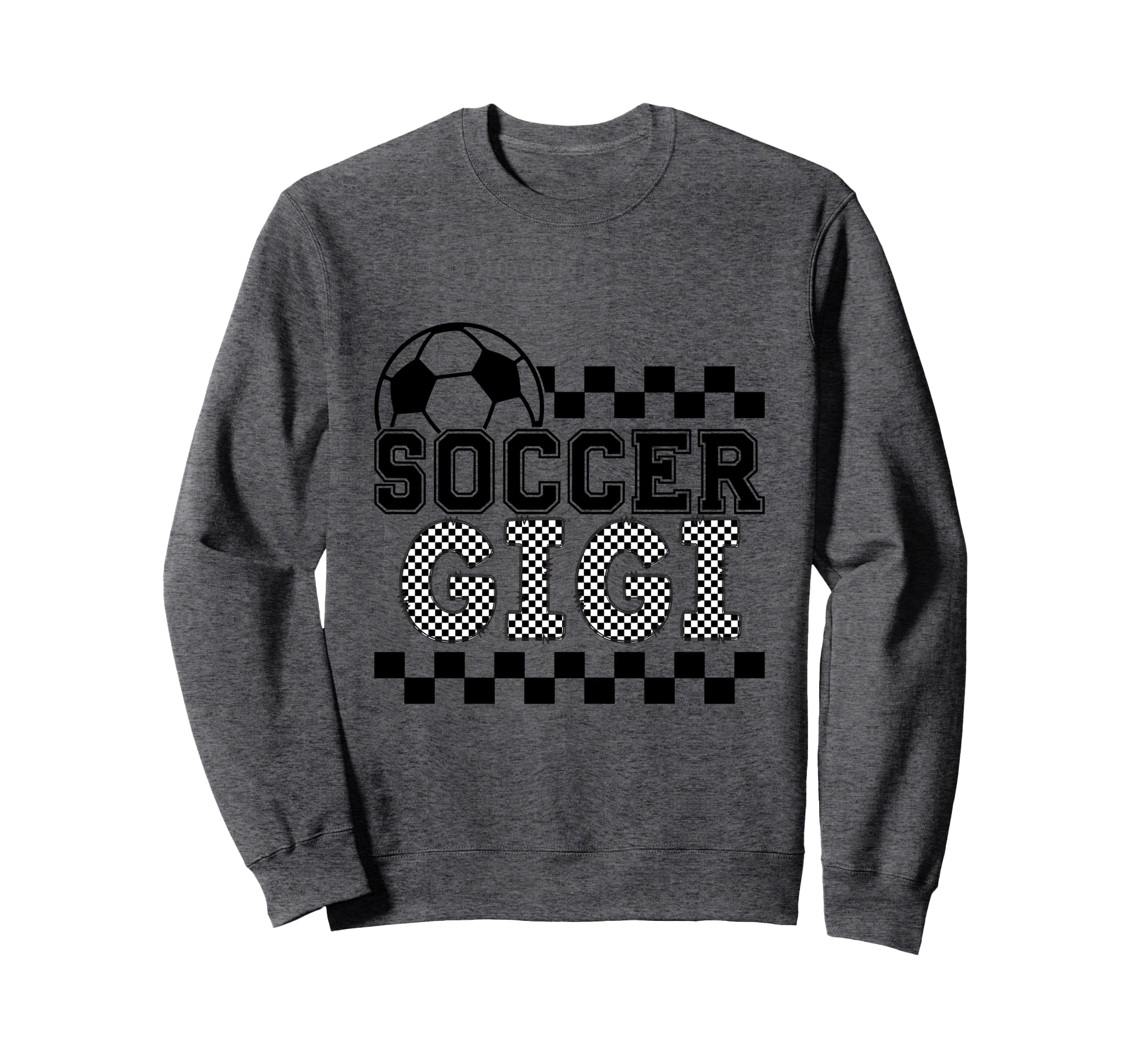 Soccer Gigi Checker Checkered Sweatshirt - Custom Art Print Men Women - T-Shirt, Sweatshirt, Hoodie