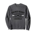 Sacred Heart Cardinals Soccer Ball Sweatshirt - Aesthetic Graphic Unisex - T-Shirt, Sweatshirt, Hoodie