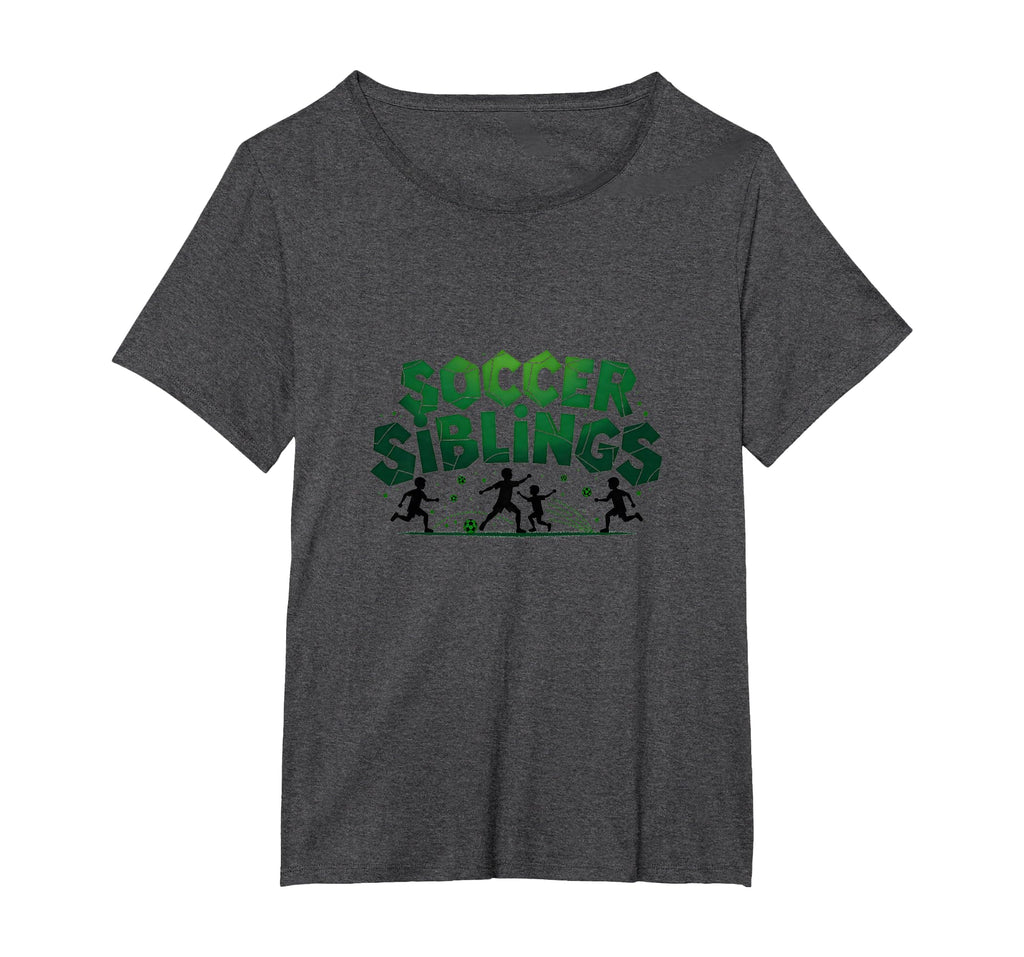 Soccer Siblings Family Teamwork Soccer T-Shirt - Novelty Apparel Unisex - T-Shirt, Sweatshirt, Hoodie
