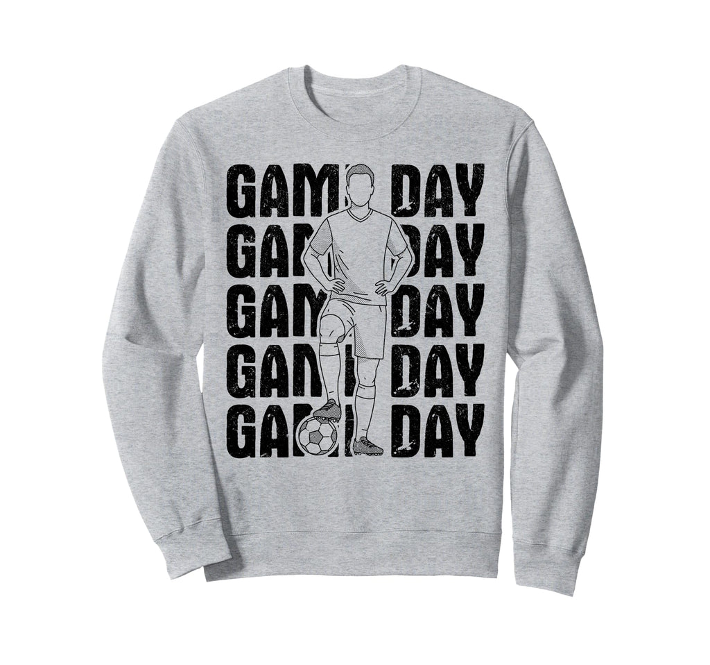 Game Day Soccer Soccer Mom Soccer Dad Sweatshirt - Graphic Print for Adults - T-Shirt, Sweatshirt, Hoodie