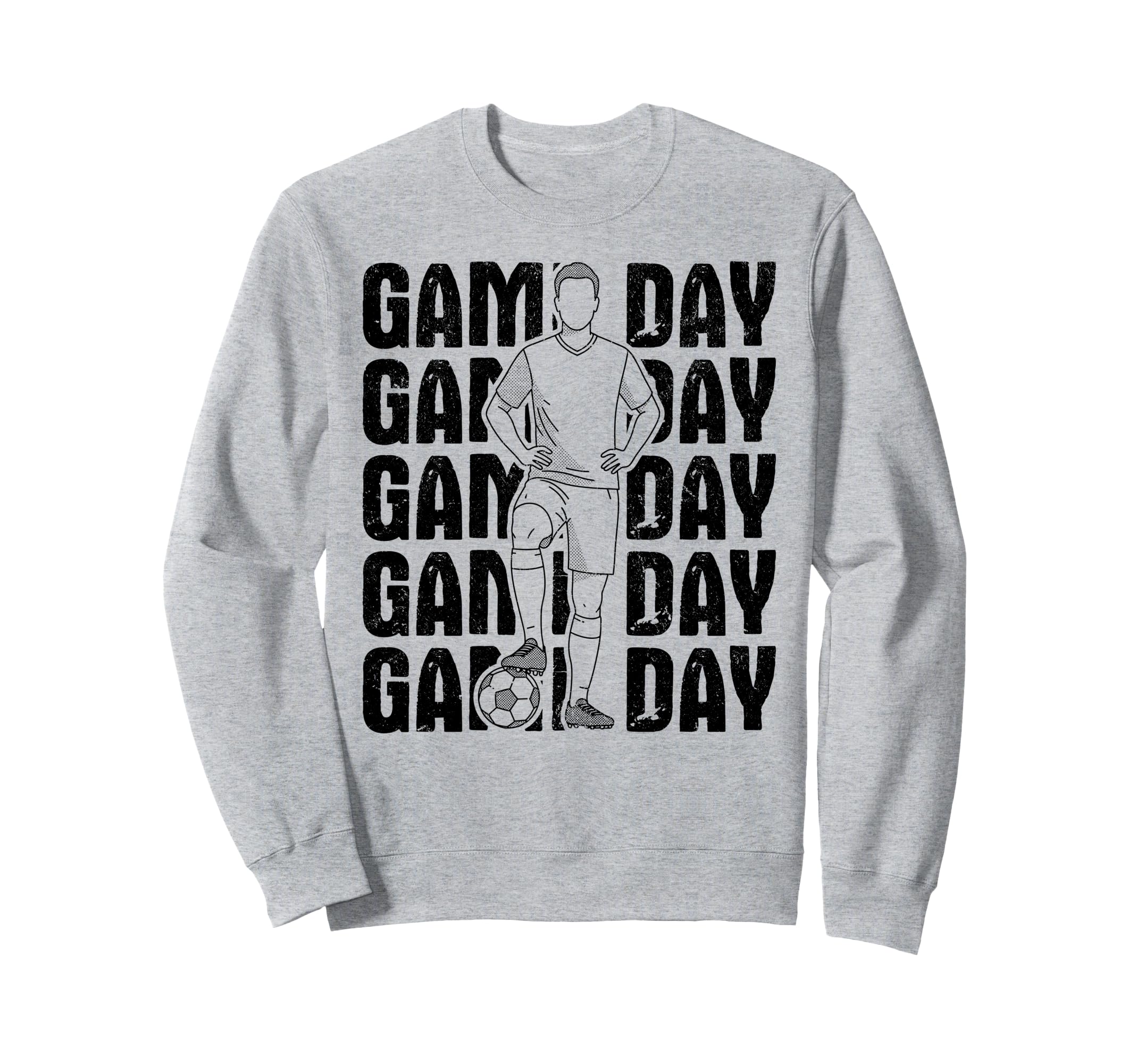 Game Day Soccer Soccer Mom Soccer Dad Sweatshirt - Graphic Print for Adults - T-Shirt, Sweatshirt, Hoodie