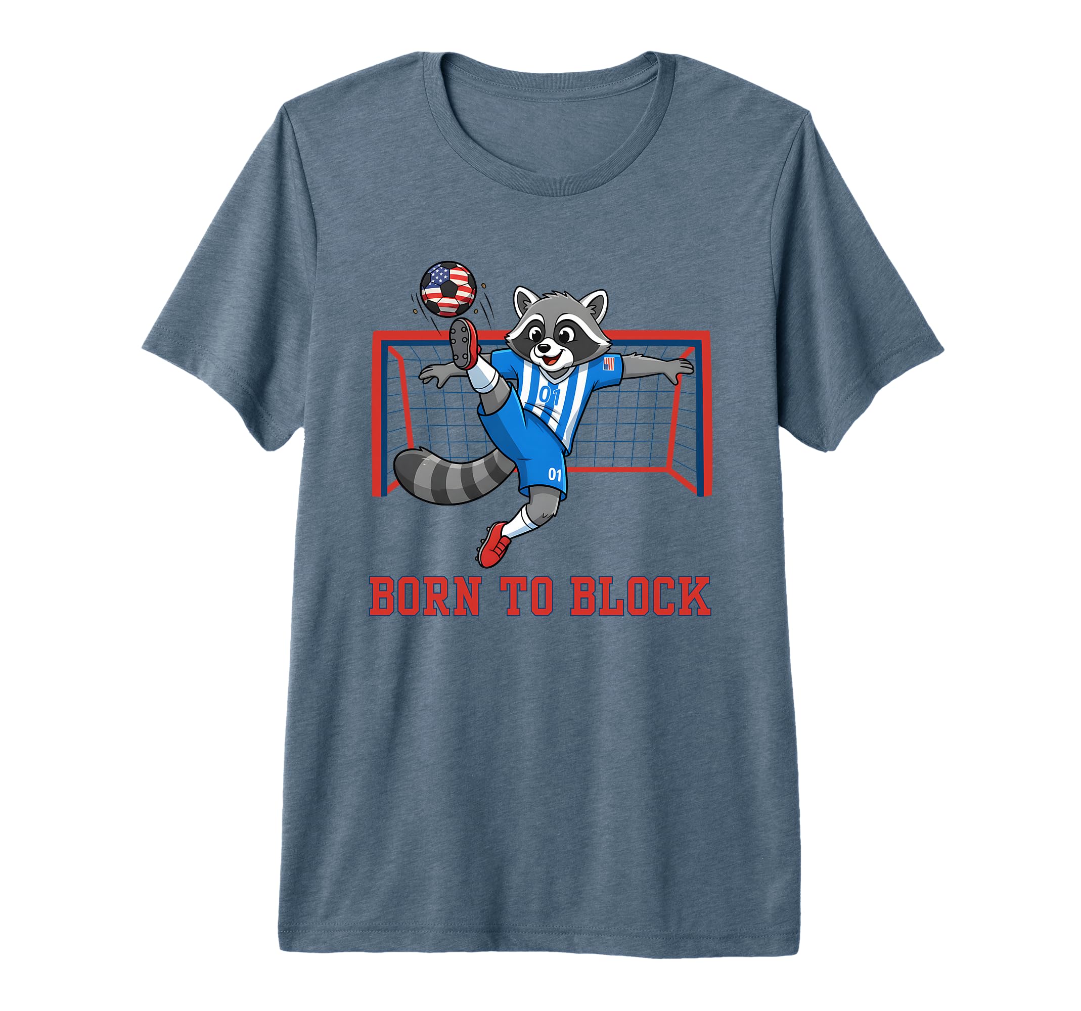 Born To Block Funny Raccoon T-Shirt - Casual Everyday Wear Men Women - T-Shirt, Sweatshirt, Hoodie