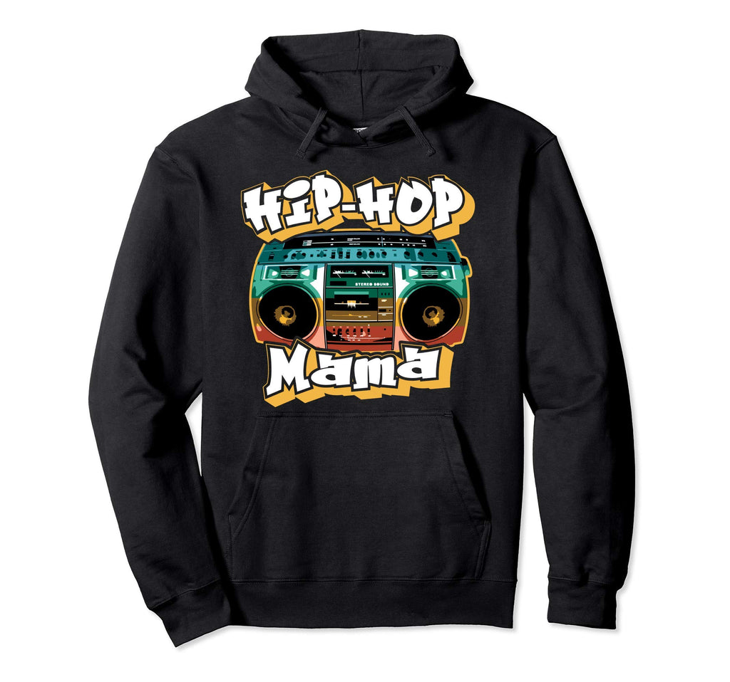 Hip Hop Mama Old School 80S 90S Hoodie - Custom Art Print Men Women - T-Shirt, Sweatshirt, Hoodie