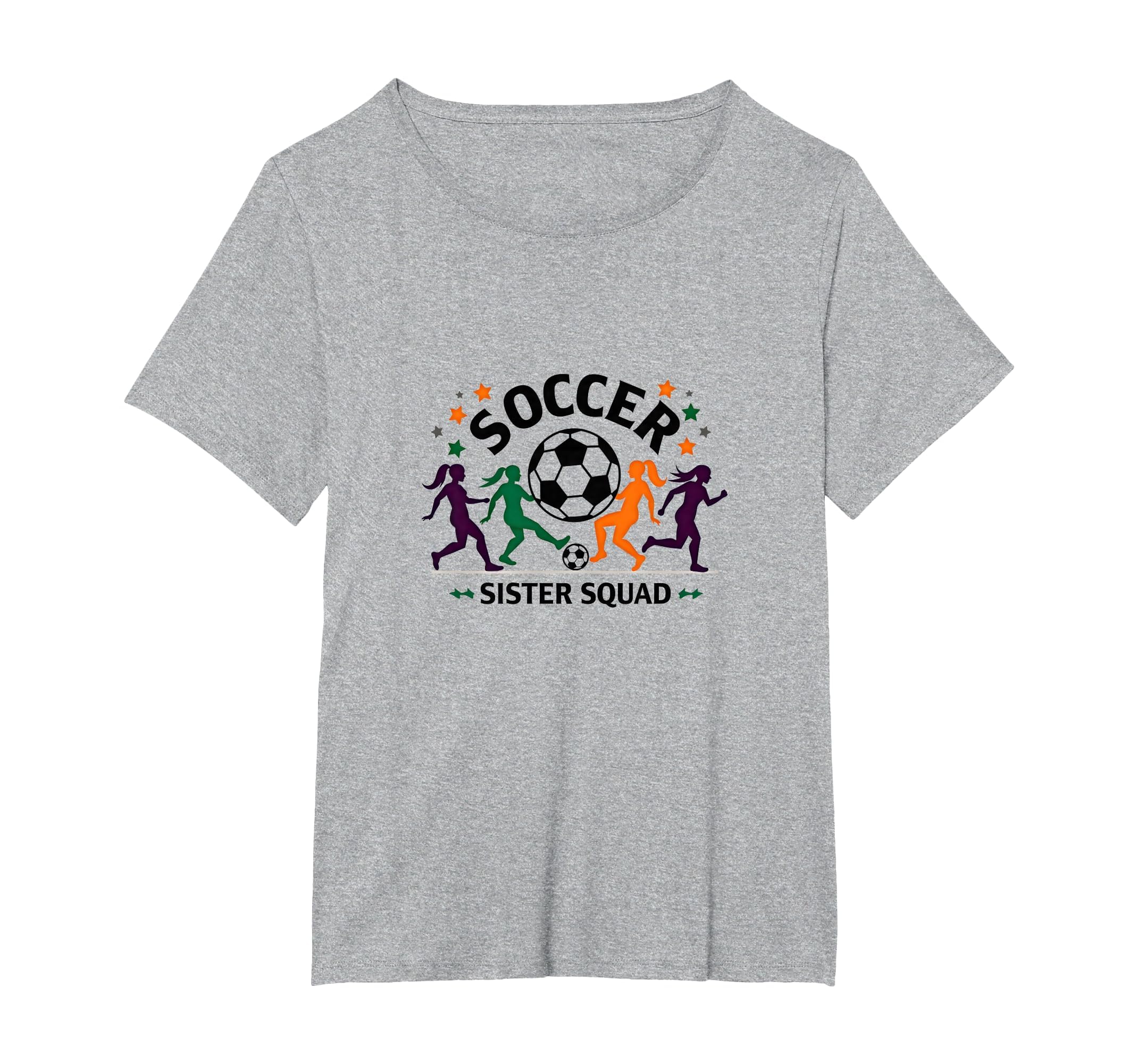 Soccer Sister Squad Team Spirit Sporty T-Shirt - Unique Graphic Men Women - T-Shirt, Sweatshirt, Hoodie