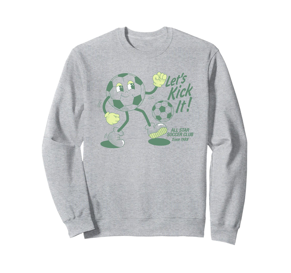 Trendy Lets Kick It All Star Soccer Sweatshirt - Unique Graphic Unisex - T-Shirt, Sweatshirt, Hoodie