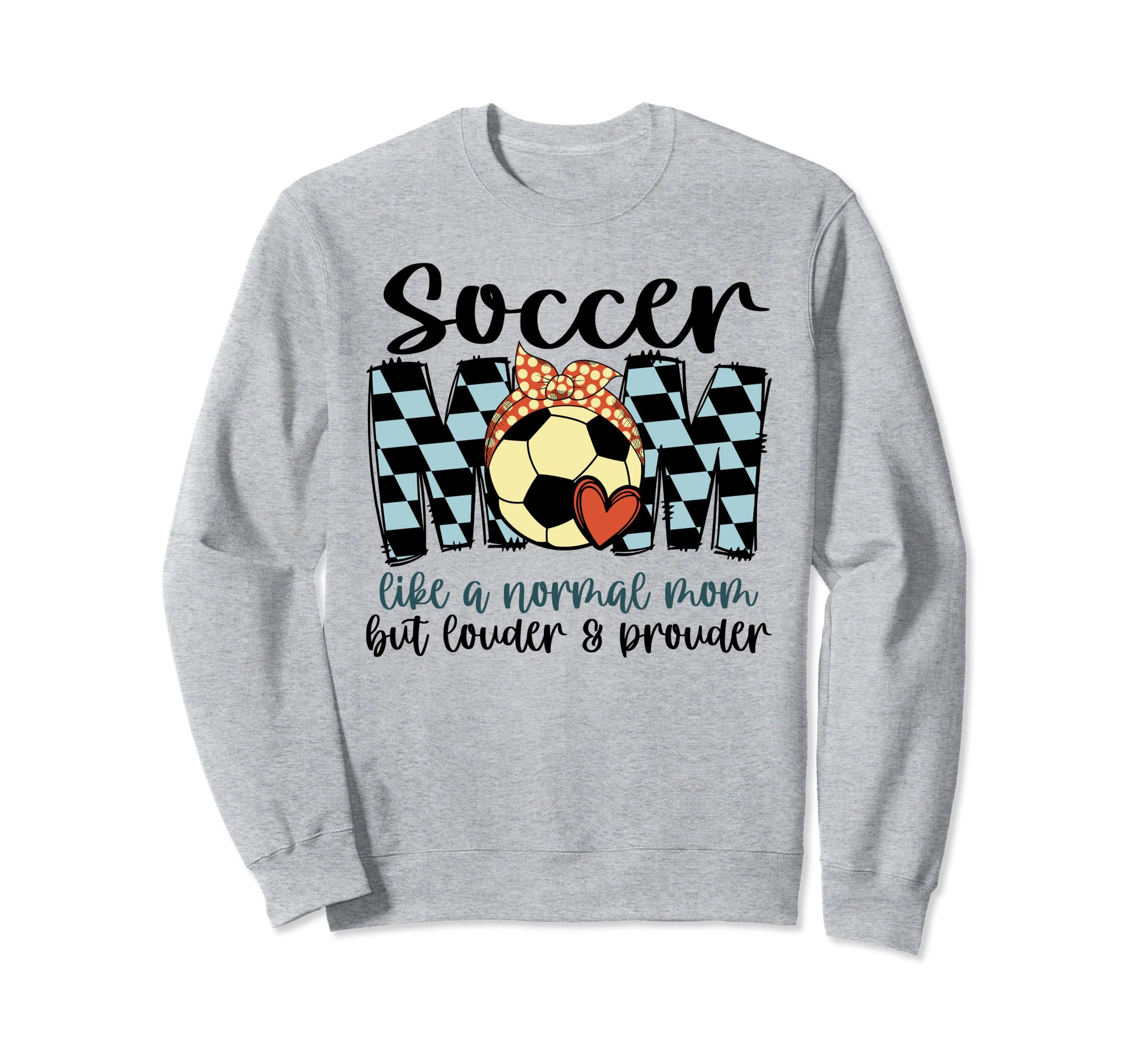Soccer Mom Like Normal Mom Game Day Sweatshirt - Trendy Graphic for Adults - T-Shirt, Sweatshirt, Hoodie