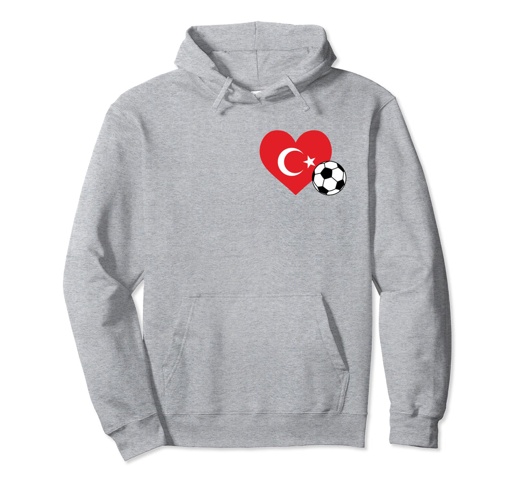 I Love T Rkiye My Heart Turkish Flag Hoodie - Novelty Apparel for Adults - T-Shirt, Sweatshirt, Hoodie