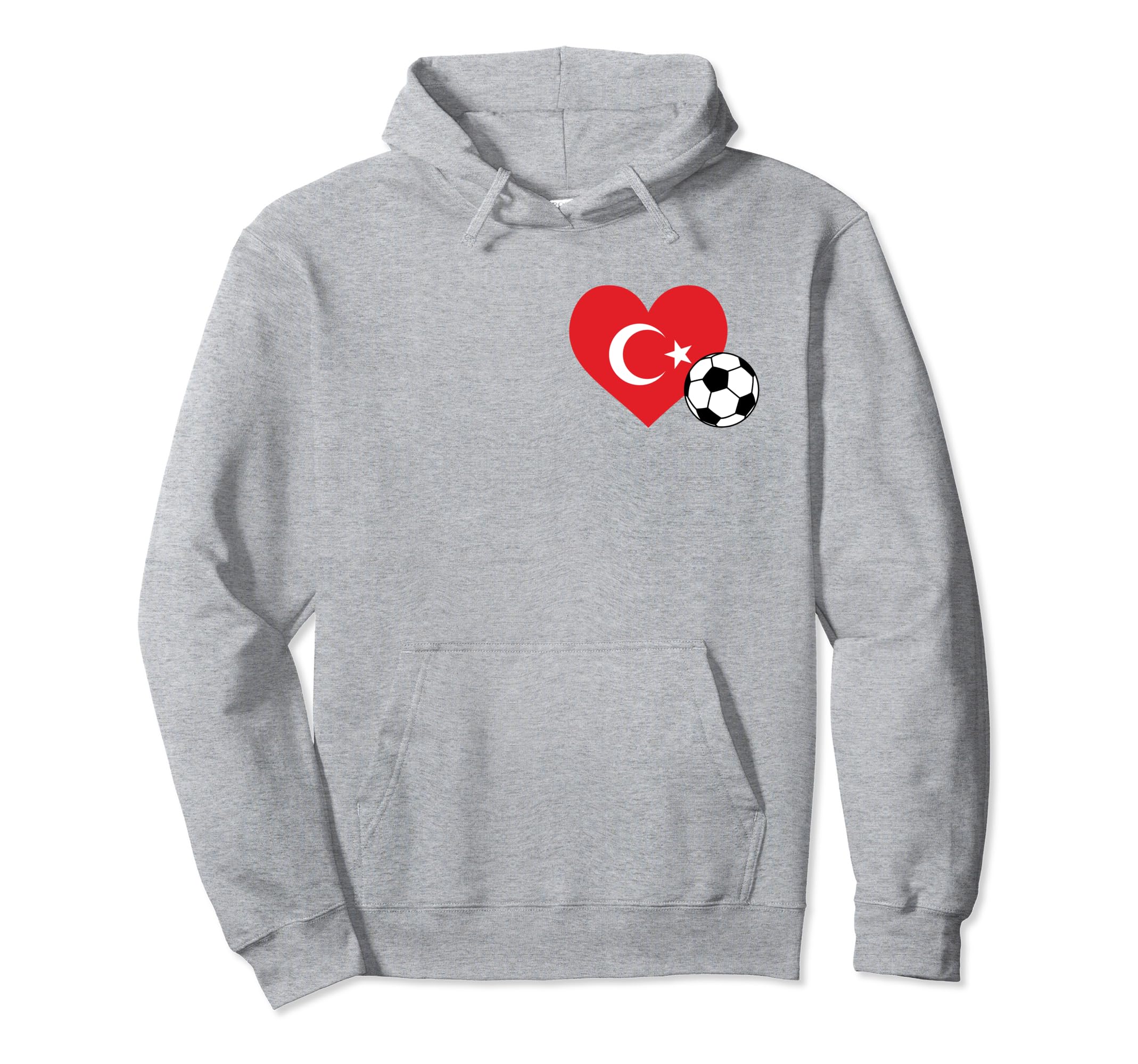 I Love T Rkiye My Heart Turkish Flag Hoodie - Novelty Apparel for Adults - T-Shirt, Sweatshirt, Hoodie