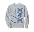 Cheer Mom Blue Gray Silver White Sweatshirt - Fun Novelty Design Unisex - T-Shirt, Sweatshirt, Hoodie