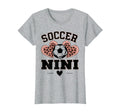 Soccer Nini Leopard Heart Soccer Ball T-Shirt - Aesthetic Graphic Men Women - T-Shirt, Sweatshirt, Hoodie