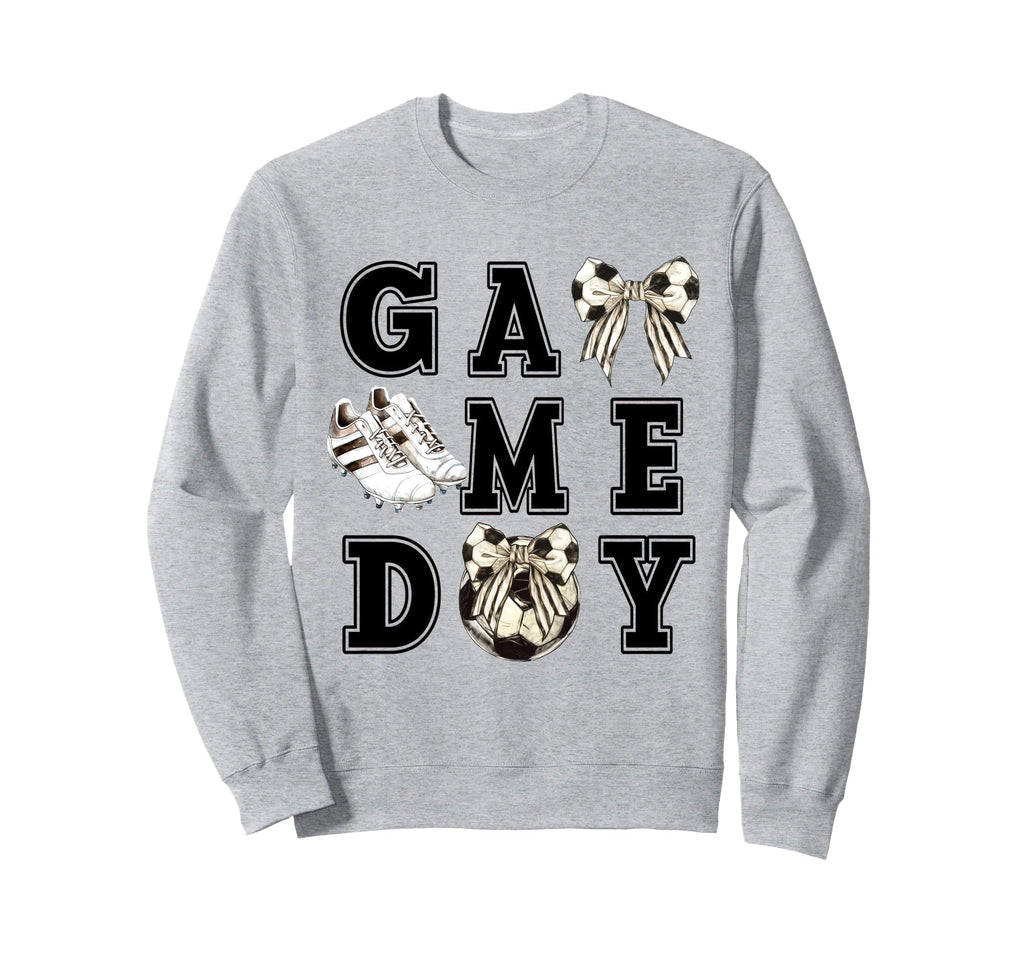 Coquette Bow Sports Parent Game Day Sweatshirt - Custom Art Print Unisex - T-Shirt, Sweatshirt, Hoodie