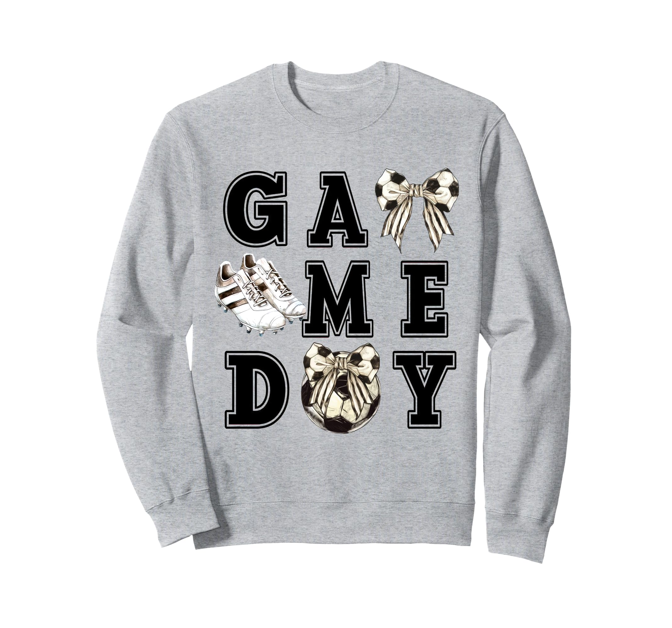 Coquette Bow Sports Parent Game Day Sweatshirt - Unique Graphic for Adults - T-Shirt, Sweatshirt, Hoodie
