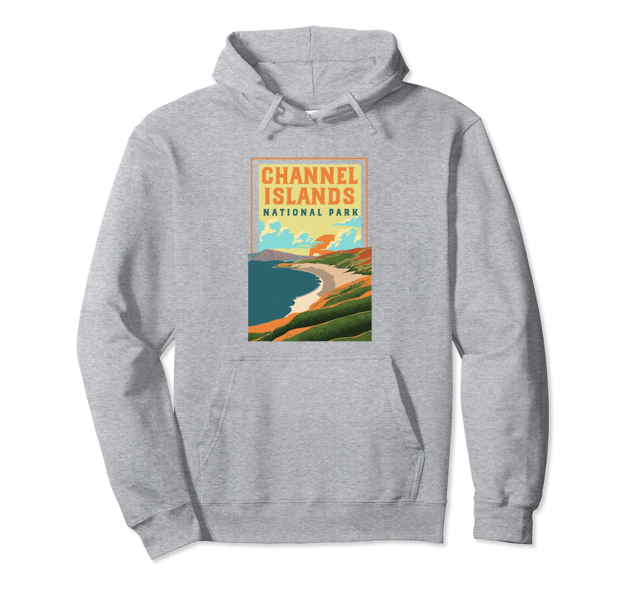 Channel Islands California Wpa Hoodie - Casual Everyday Wear Unisex - T-Shirt, Sweatshirt, Hoodie