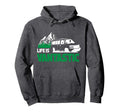 Camper Van Travel Life Is Vantastic Hoodie - Minimalist Print Unisex - T-Shirt, Sweatshirt, Hoodie
