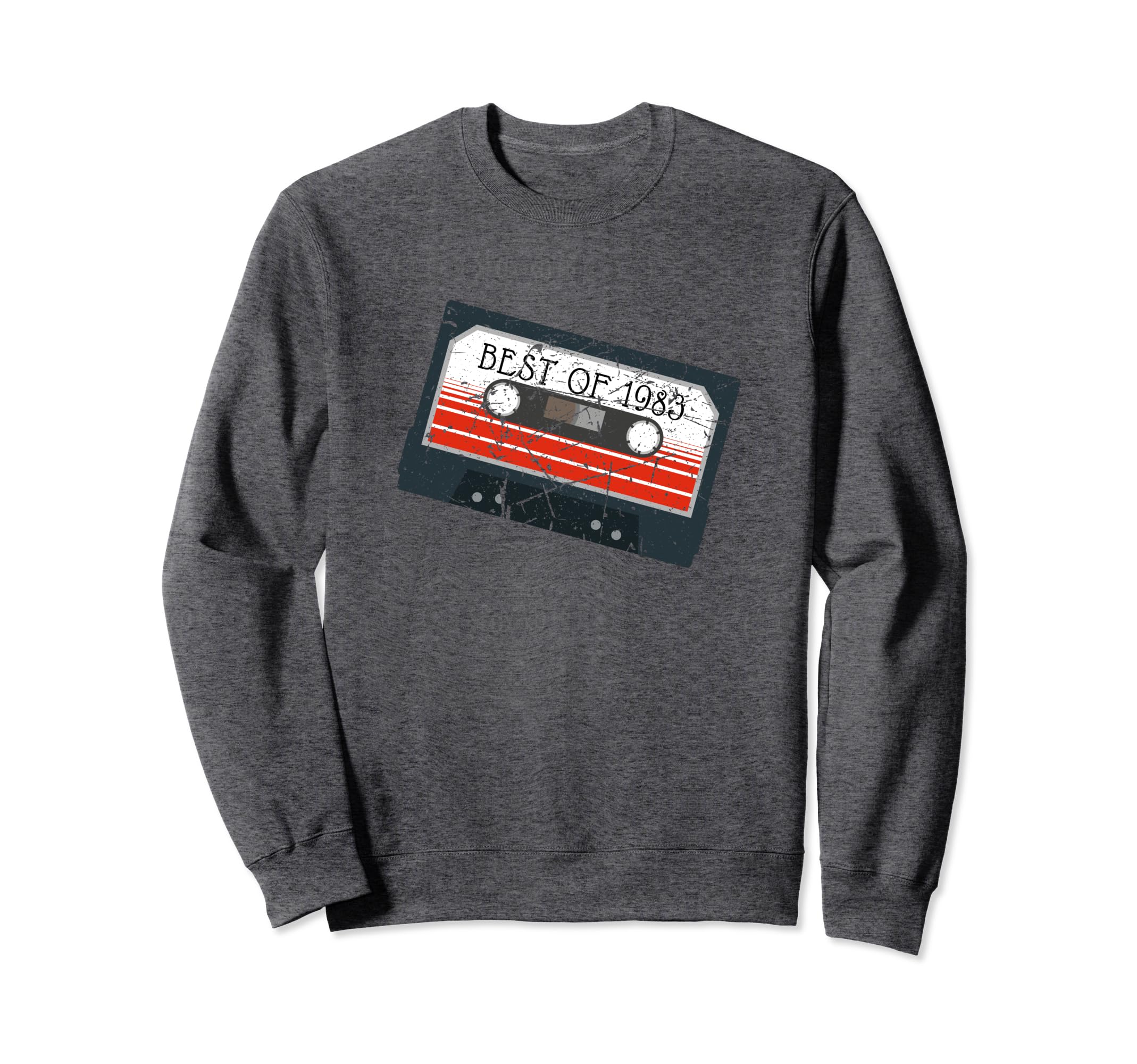 Best 1983 Cassette Tape Music Sweatshirt - Custom Art Print for Adults - T-Shirt, Sweatshirt, Hoodie