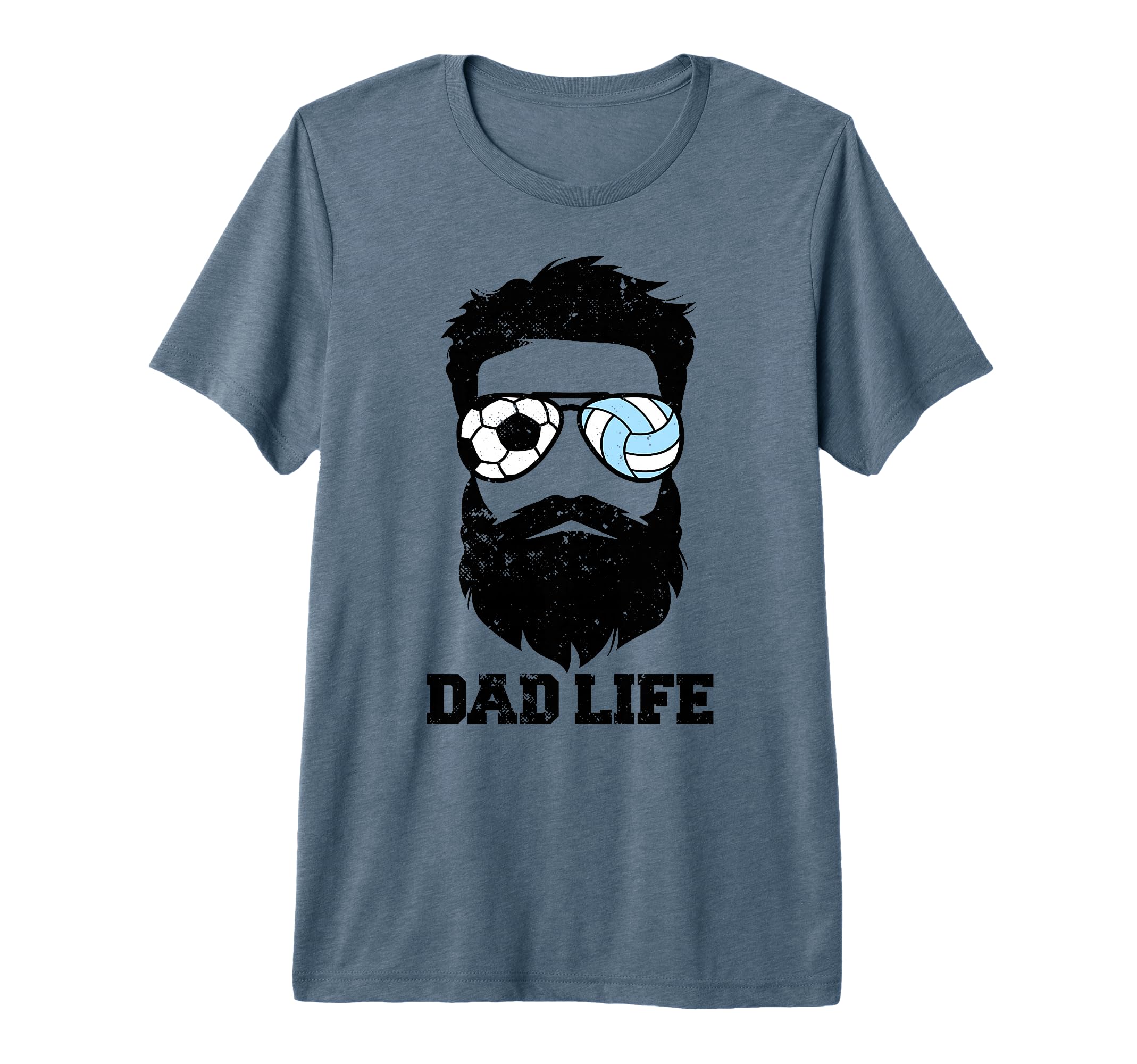Mens Soccer Volleyball Dad Messy T-Shirt - Casual Everyday Wear Unisex - T-Shirt, Sweatshirt, Hoodie